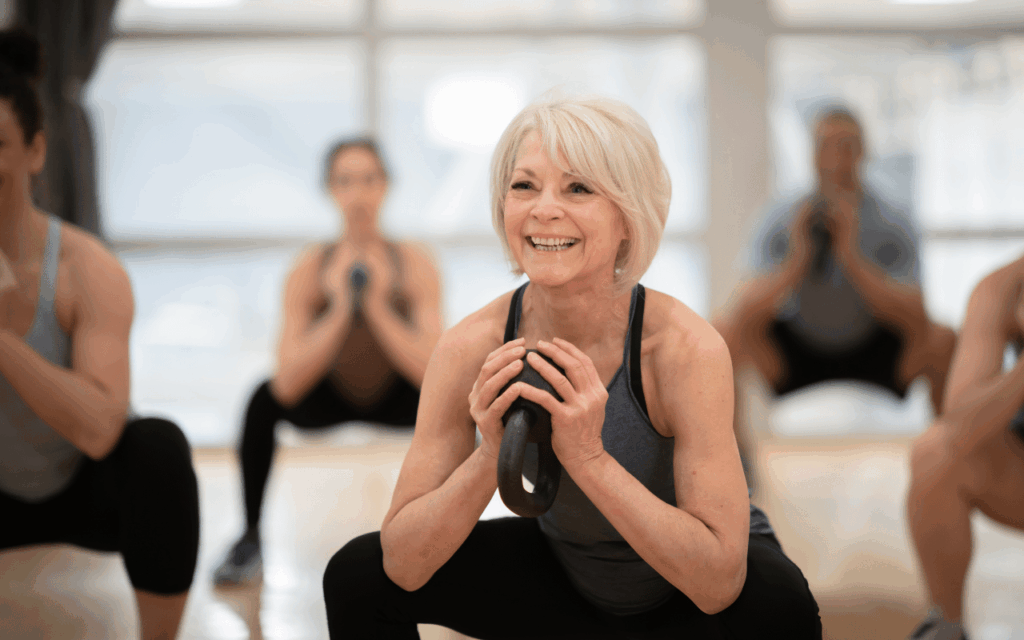 Ten participants then completed six months of a high-intensity exercise program, wearing heart-rate monitors and Fitbits. The target heart rate, defined as 80% of each person’s maximum heart rate, was reached in about two-thirds of all classes.